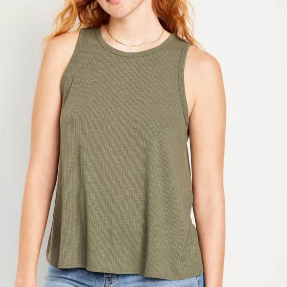 FOUR old navy luxe tanks